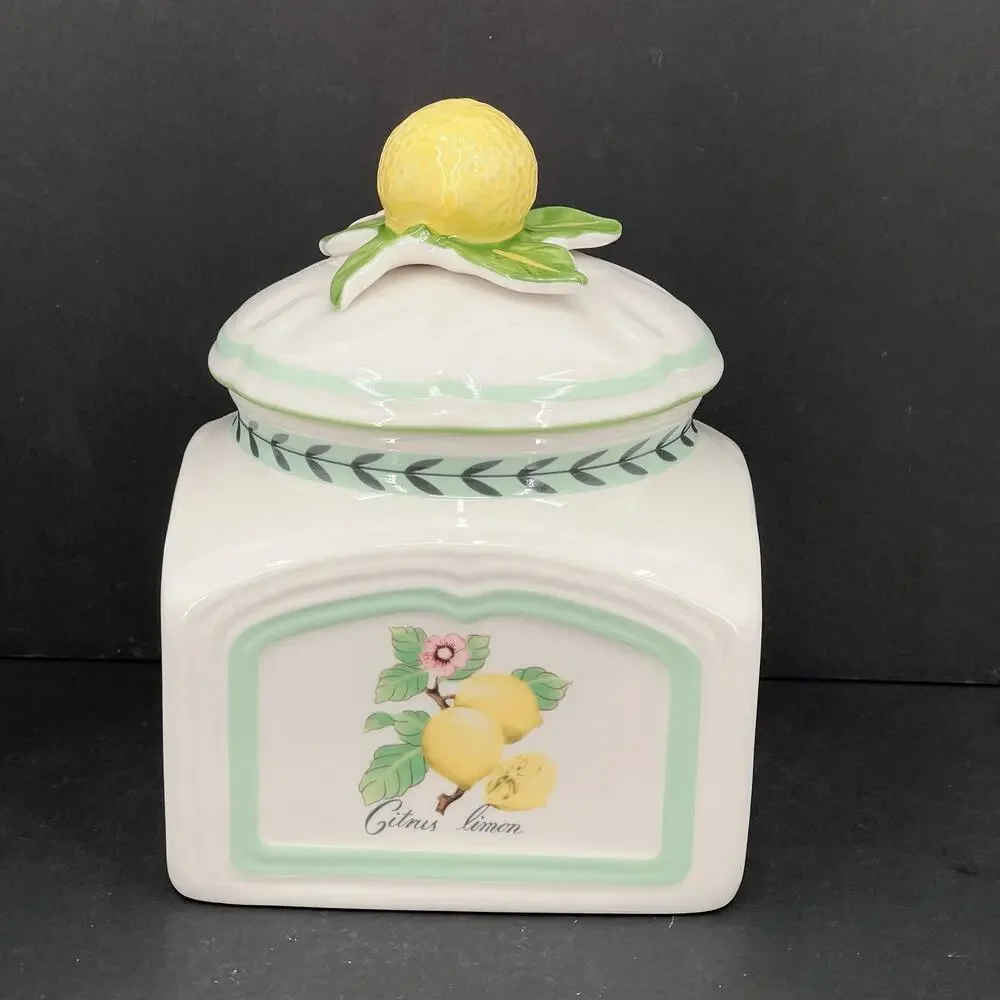 Villeroy & Boch French Garden Charm Citrus small canister